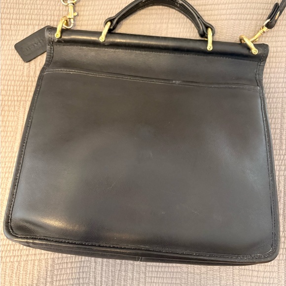 Coach Willis bag black leather vintage - Picture 7 of 13